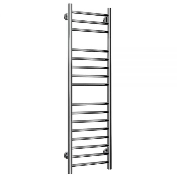 Reina Luna Polished Stainless Steel Heated Towel Rail 1200 x 350mm