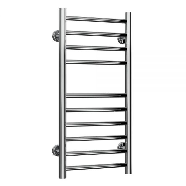 Reina Luna Polished Stainless Steel Heated Towel Rail 720 x 350mm