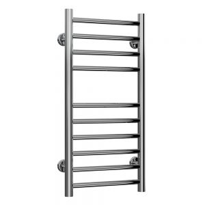 Reina Luna Polished Stainless Steel Heated Towel Rail 720 x 350mm