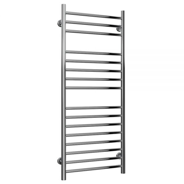 Reina Luna Polished Stainless Steel Heated Towel Rail 1200 x 500mm