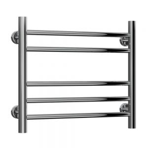 Reina Luna Polished Stainless Steel Heated Towel Rail 430 x 500mm