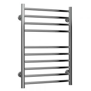 Reina Luna Polished Stainless Steel Heated Towel Rail 720 x 500mm