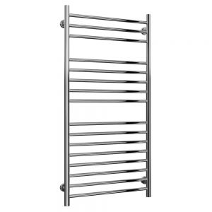 Reina Luna Polished Stainless Steel Heated Towel Rail 1200 x 600mm