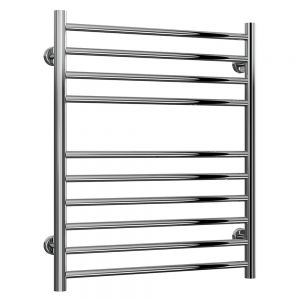 Reina Luna Polished Stainless Steel Heated Towel Rail 720 x 600mm
