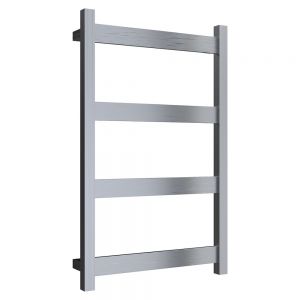 Reina Mina Brushed Stainless Steel Designer Towel Radiator 750 x 480mm