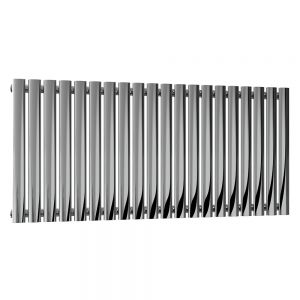 Reina Nerox Polished Stainless Steel Single Panel Radiator 600 x 1180mm