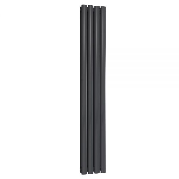 Reina Neva Anthracite Double Panel Radiator 1500 x 236mm