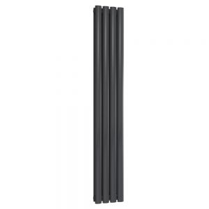 Reina Neva Anthracite Double Panel Radiator 1500 x 236mm