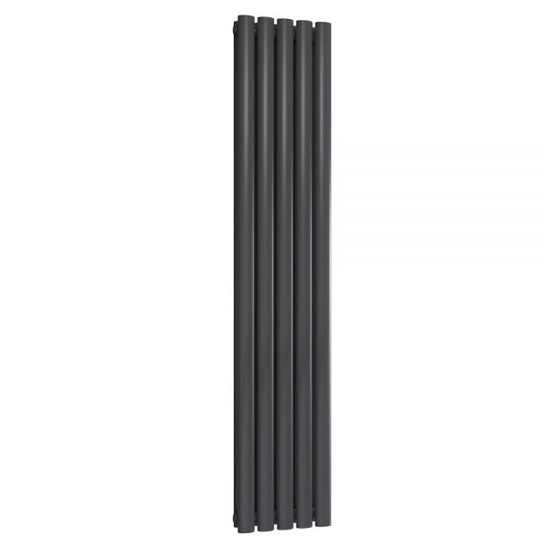 Reina Neva Anthracite Double Panel Radiator 1500 x 354mm