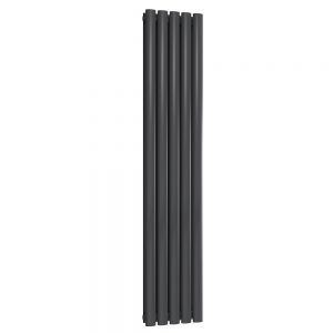 Reina Neva Anthracite Double Panel Radiator 1500 x 354mm