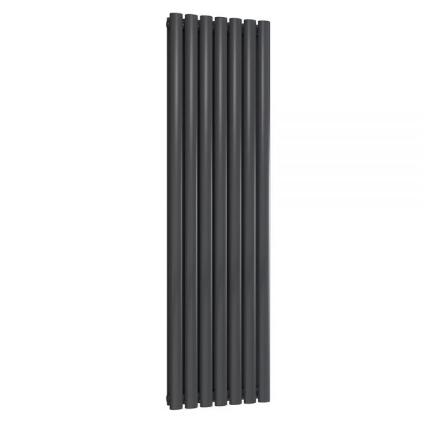 Reina Neva Anthracite Double Panel Radiator 1500 x 413mm