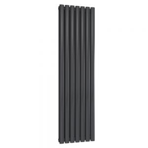 Reina Neva Anthracite Double Panel Radiator 1500 x 413mm