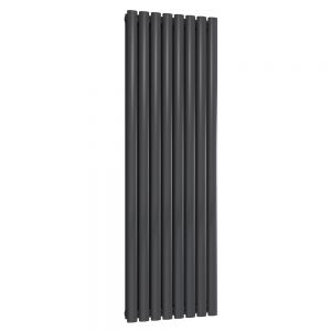 Reina Neva Anthracite Double Panel Radiator 1500 x 472mm