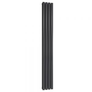 Reina Neva Anthracite Double Panel Radiator 1800 x 236mm