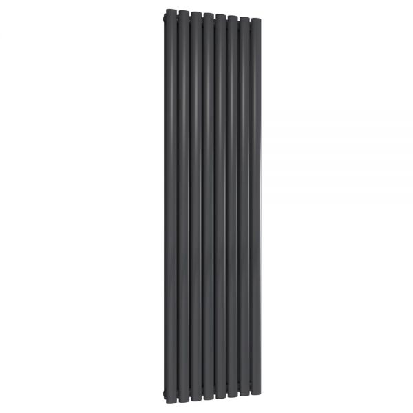 Reina Neva Anthracite Double Panel Radiator 1800 x 472mm