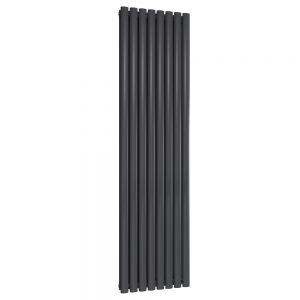 Reina Neva Anthracite Double Panel Radiator 1800 x 472mm
