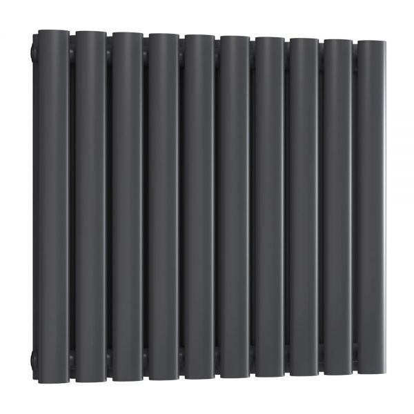 Reina Neva Anthracite Double Panel Radiator 550 x 590mm