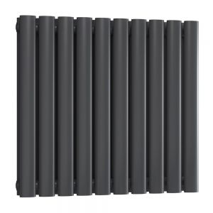 Reina Neva Anthracite Double Panel Radiator 550 x 590mm