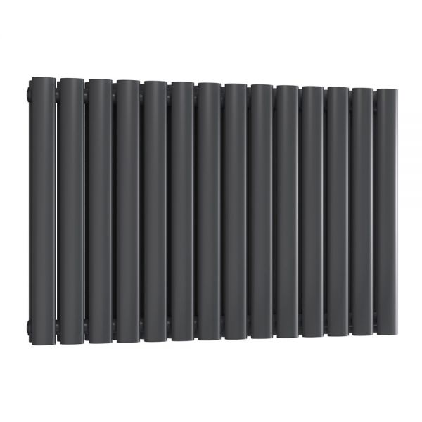 Reina Neva Anthracite Double Panel Radiator 550 x 826mm