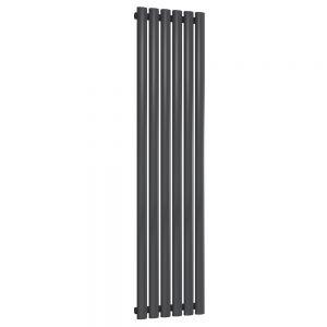 Reina Neva Anthracite Single Panel Radiator 1500 x 354mm