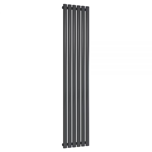 Reina Neva Anthracite Single Panel Radiator 1800 x 354mm