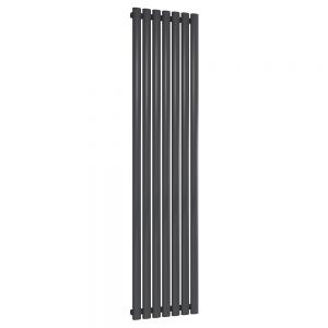 Reina Neva Anthracite Single Panel Radiator 1800 x 413mm