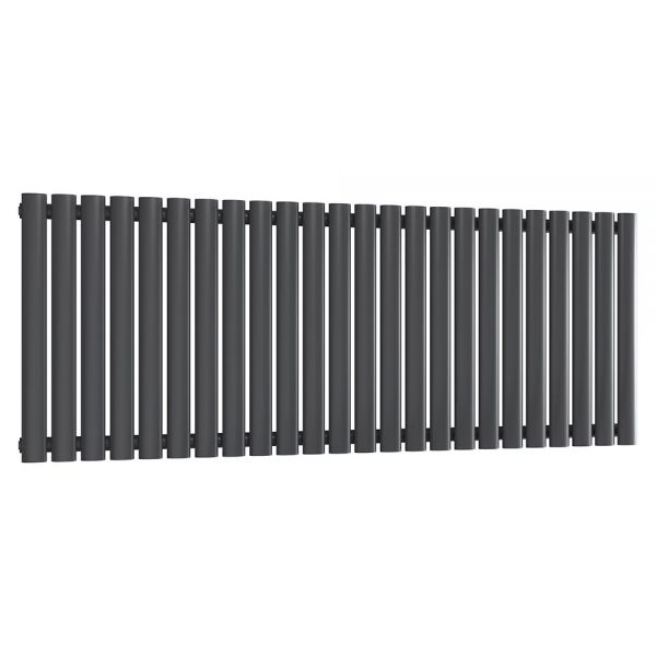 Reina Neva Anthracite Single Panel Radiator 550 x 1416mm
