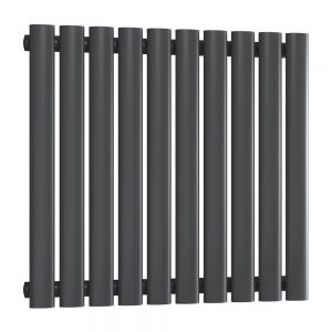 Reina Neva Anthracite Single Panel Radiator 550 x 590mm