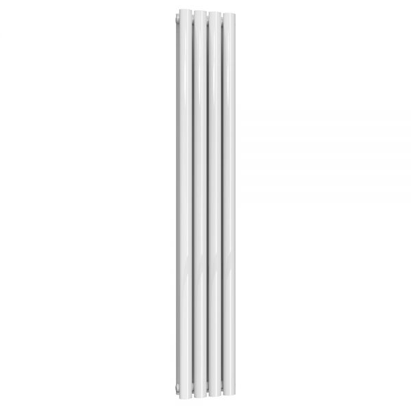 Reina Neva White Double Panel Radiator 1500 x 236mm