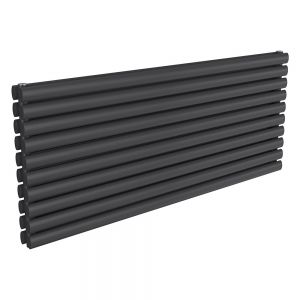 Reina Nevah Anthracite Double Panel Radiator 590 x 1400mm
