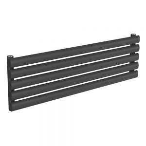 Reina Nevah Anthracite Single Panel Radiator 295 x 1000mm