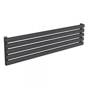 Reina Nevah Anthracite Single Panel Radiator 295 x 1200mm