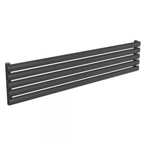 Reina Nevah Anthracite Single Panel Radiator 295 x 1400mm
