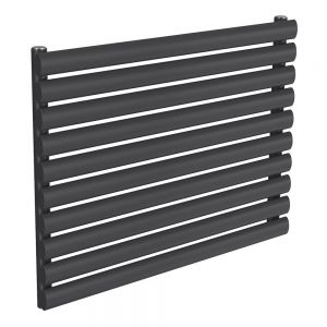 Reina Nevah Anthracite Single Panel Radiator 590 x 800mm