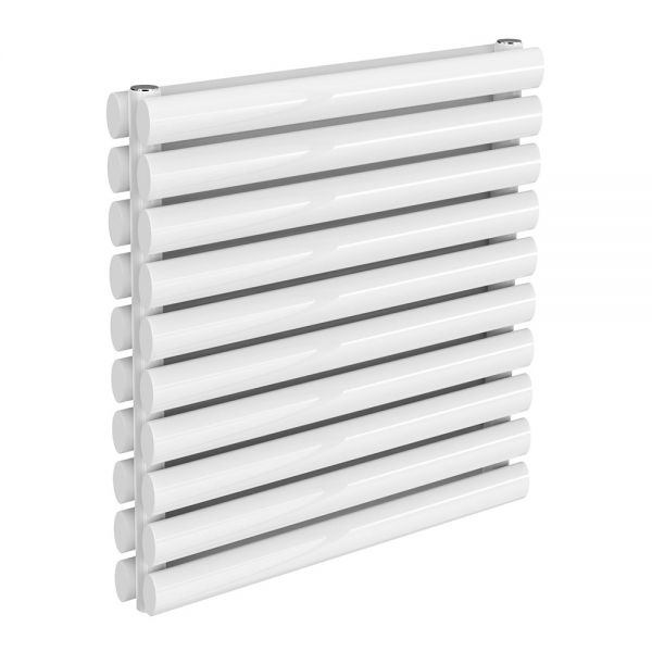 Reina Nevah White Double Panel Radiator 590 x 600mm