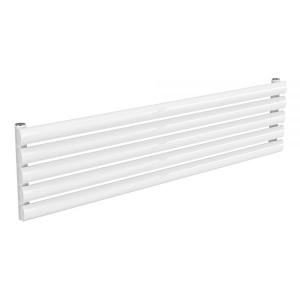Reina Nevah White Single Panel Radiator 295 x 1200mm