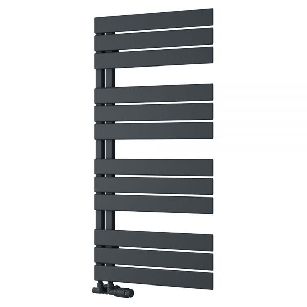Reina Pettino Anthracite Designer Towel Radiator 1124 x 550mm