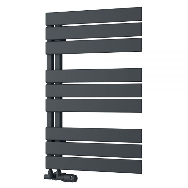 Reina Pettino Anthracite Designer Towel Radiator 823 x 550mm