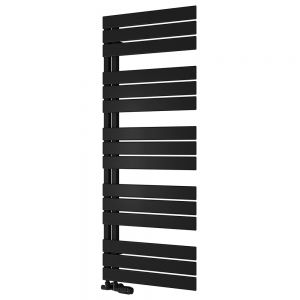Reina Pettino Black Designer Towel Radiator 1424 x 550mm