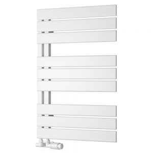 Reina Pettino White Designer Towel Radiator 823 x 550mm