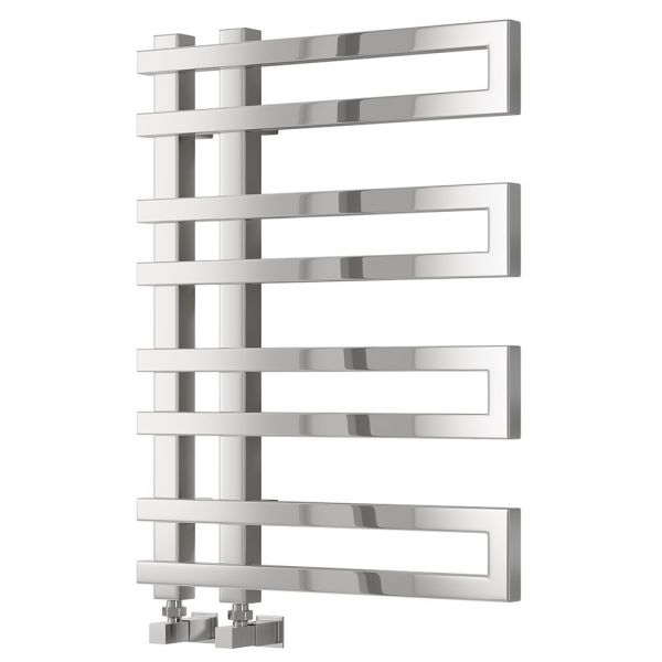 Reina Pietra Chrome Designer Towel Radiator 720 x 530mm