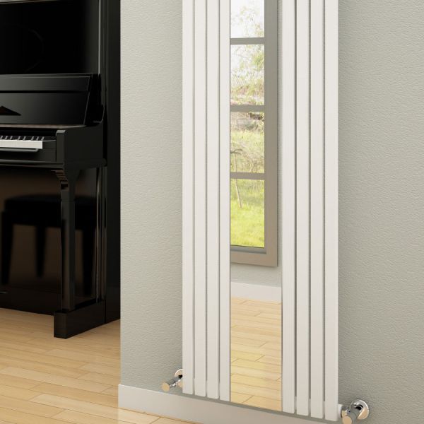 Reina Reflect White Radiator 1800 x 445mm #2