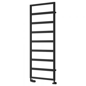 Reina Rezzo Black Designer Towel Radiator 1460 x 450mm