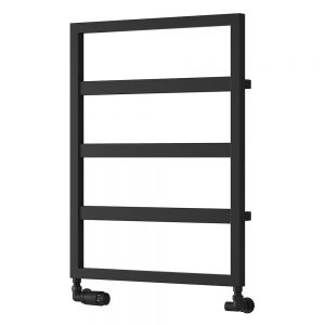 Reina Rezzo Black Designer Towel Radiator 740 x 450mm