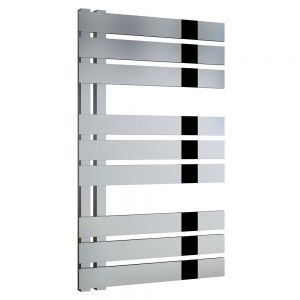 Reina Ricadi Polished Stainless Steel Designer Towel Radiator 840 x 500mm