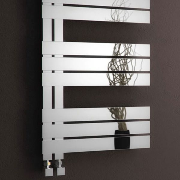 Reina Ricadi Polished Stainless Steel Designer Towel Radiator 1140 x 500mm #2
