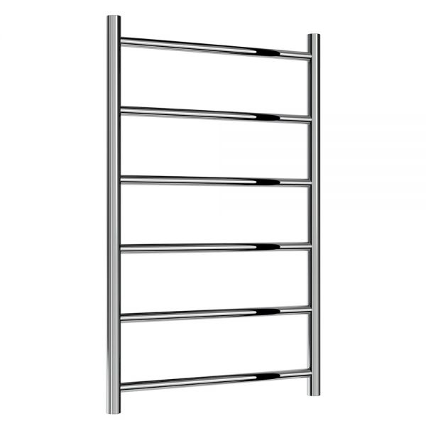 Reina Savio Polished Stainless Steel Heated Towel Rail 800 x 500mm