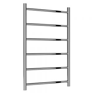 Reina Savio Polished Stainless Steel Heated Towel Rail 800 x 500mm