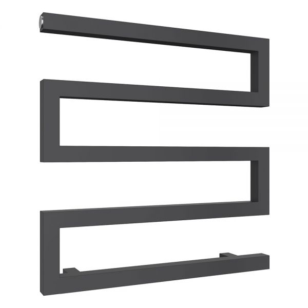 Reina Serpe Anthracite Designer Towel Radiator 510 x 500mm