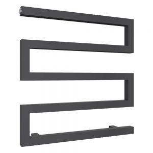 Reina Serpe Anthracite Designer Towel Radiator 510 x 500mm